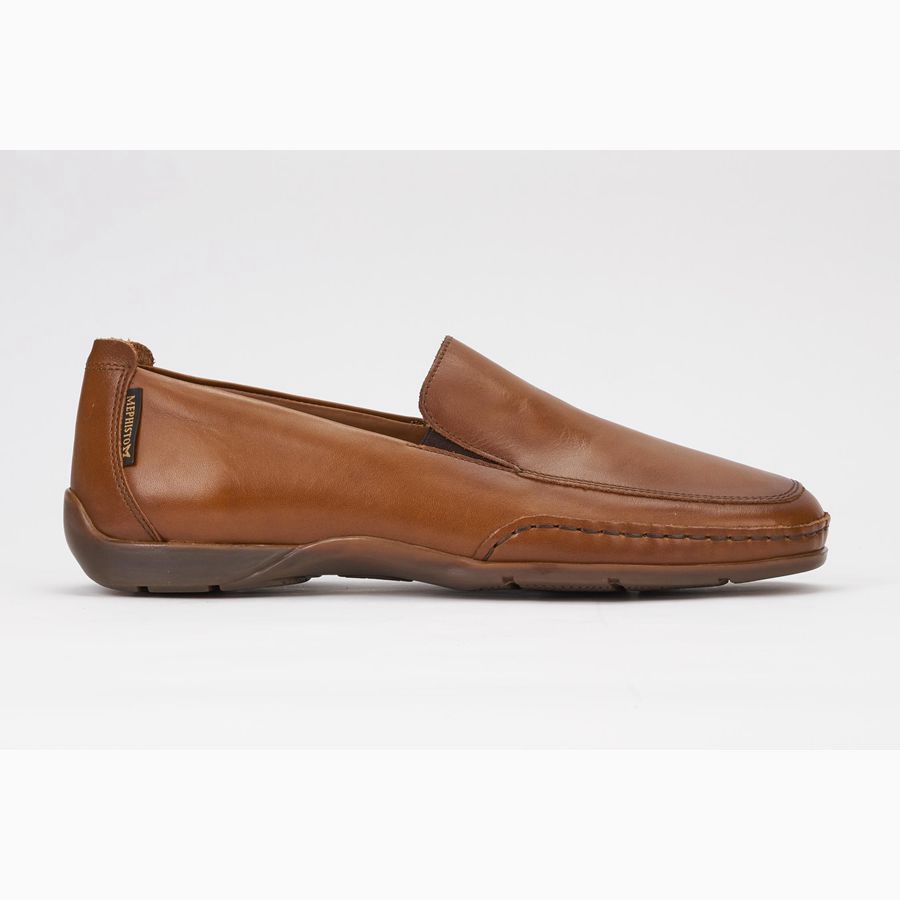 Mephisto EDLEF Bőr Férfi Loafers - Barna, HU-88723